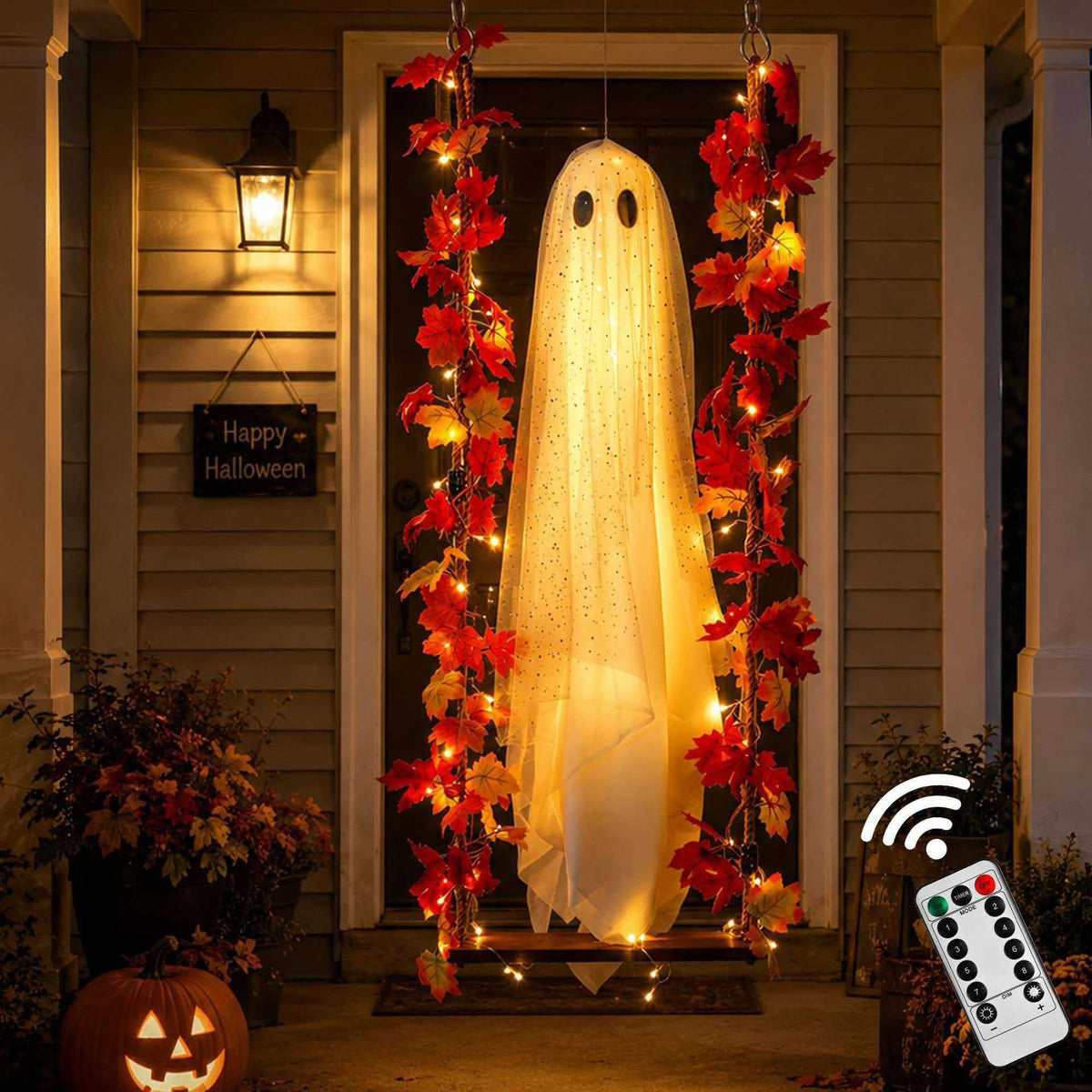 GhostSwing Glowing Halloween Ghost