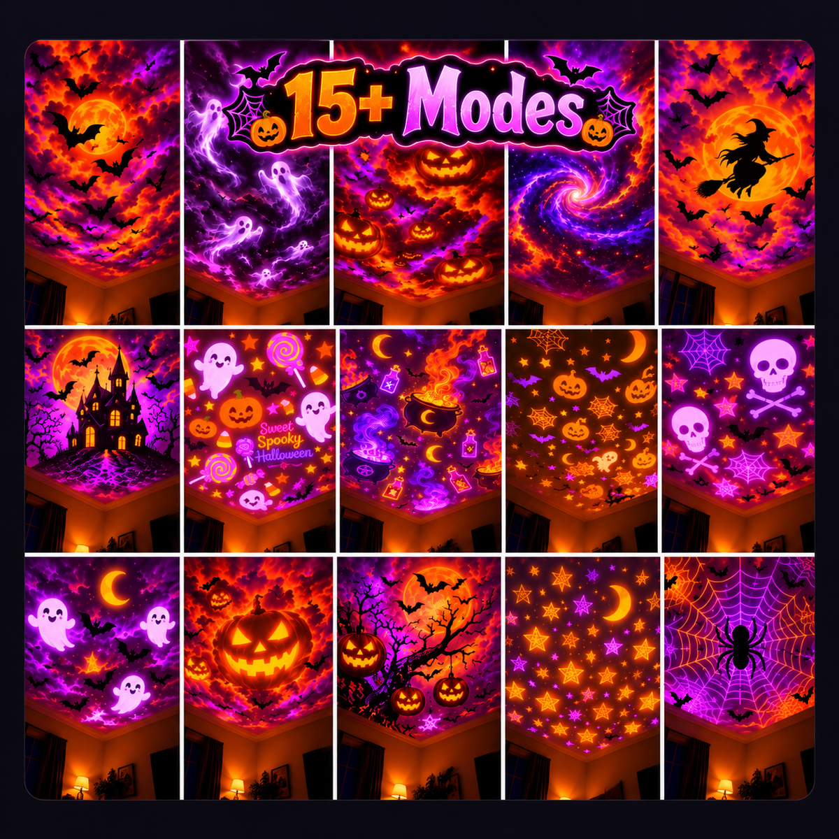 SpookyGlow Halloween LED Lantern