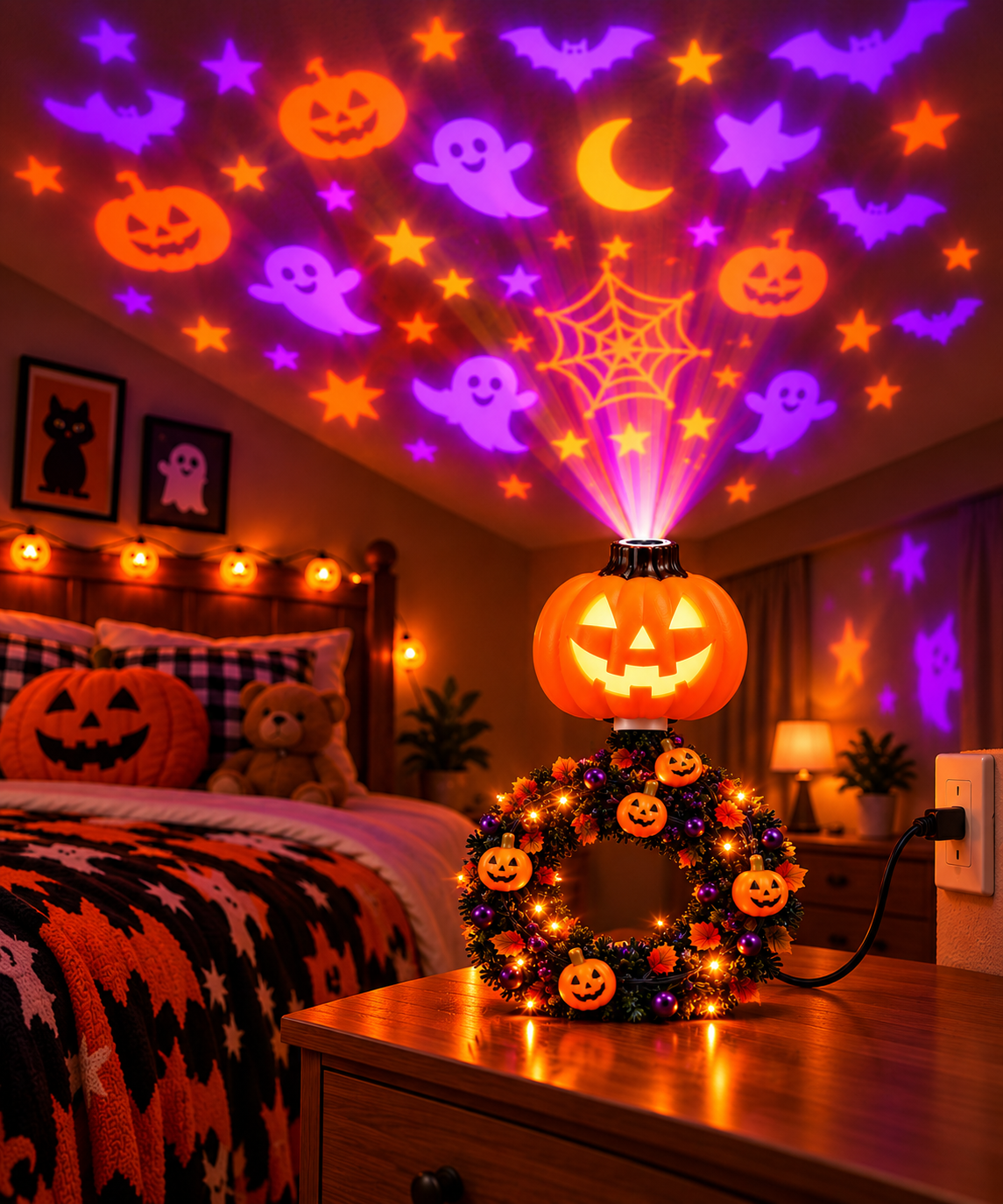 SpookyGlow Halloween LED Lantern